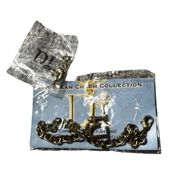 New Diamonds International Caribbean Charm Collection Bracelet with Dolphin Char - Picture 6 of 15